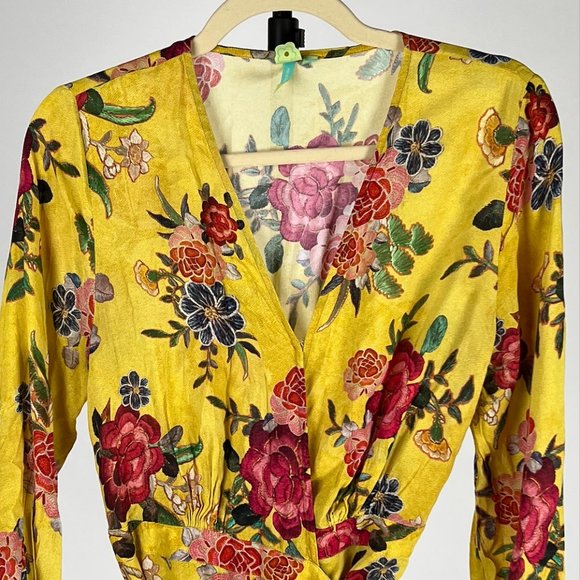 Anthropologie Farm Rio Sunlit Wrap Dress - Picture 1 of 2